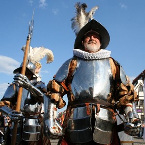Strażnicy Miejscy w historycznych strojach