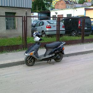 Pijany na skuterze