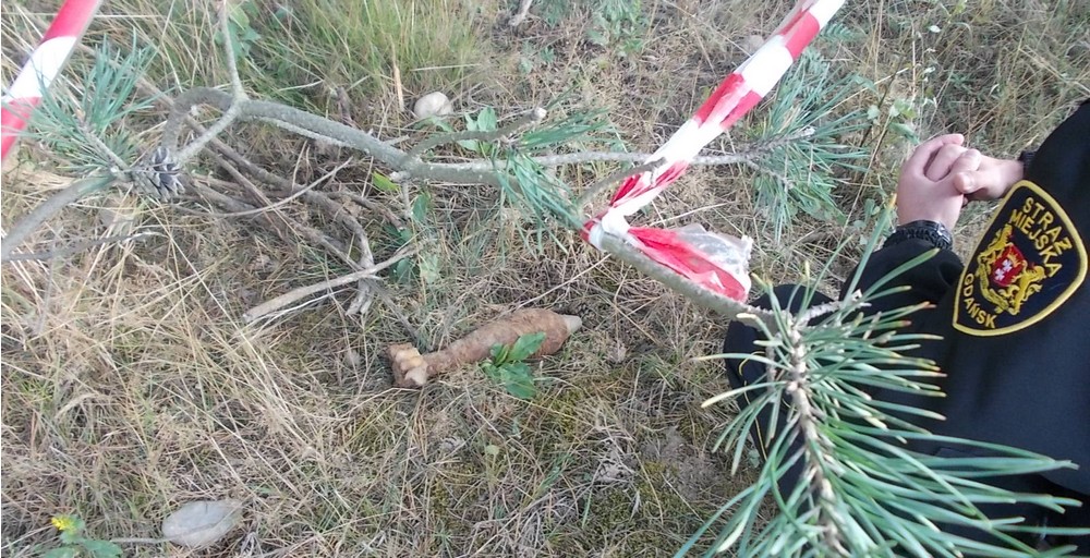 Niewybuch tuż przy ulicy w Migowie
