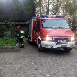 Pożar przy ul. Pończoszników