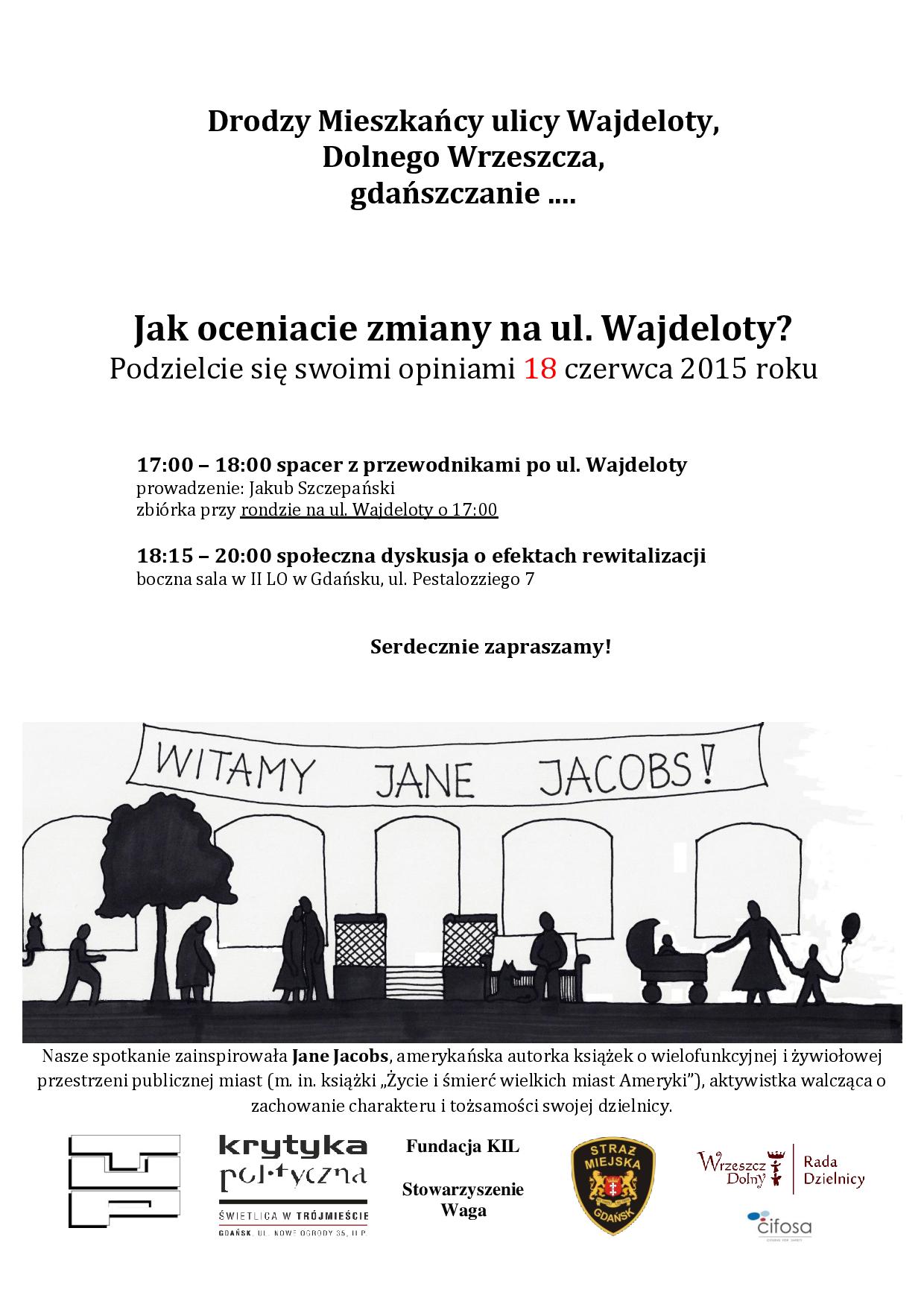 Ewaluacja partycypacyjna ulicy Wajdeloty