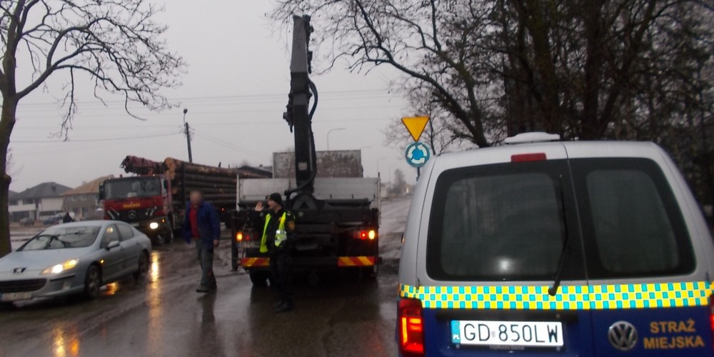 Niesprawny dźwig i kłopoty gotowe