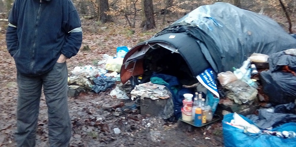 Bez domu, na styku Gdańska i Gdyni