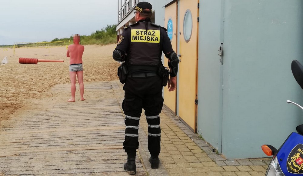 Przykry finał plażowania