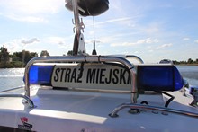 Patrol ze strażnikami na rzecz WOŚP