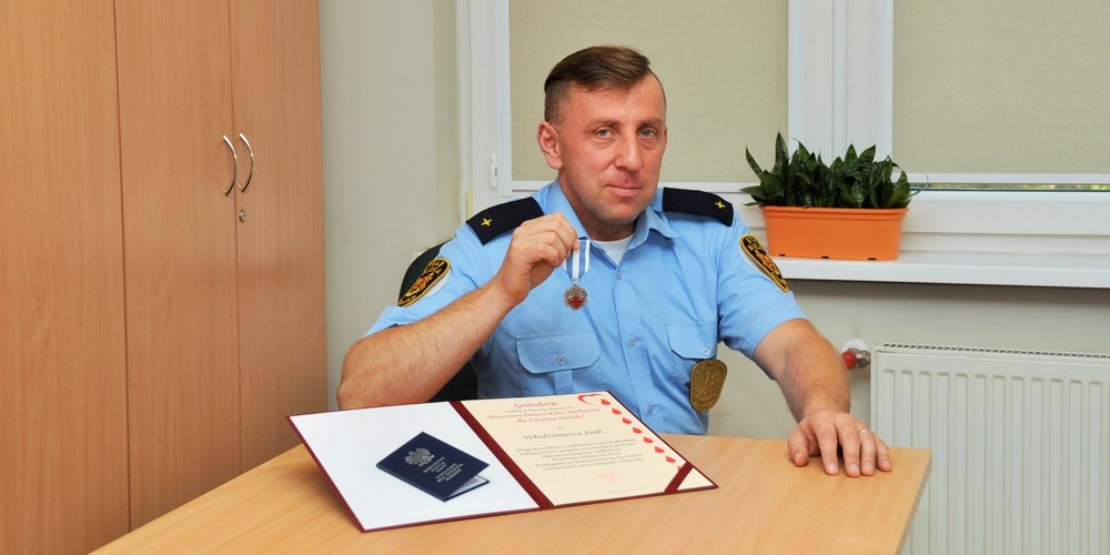 Strażnik zasłużony dla zdrowia narodu