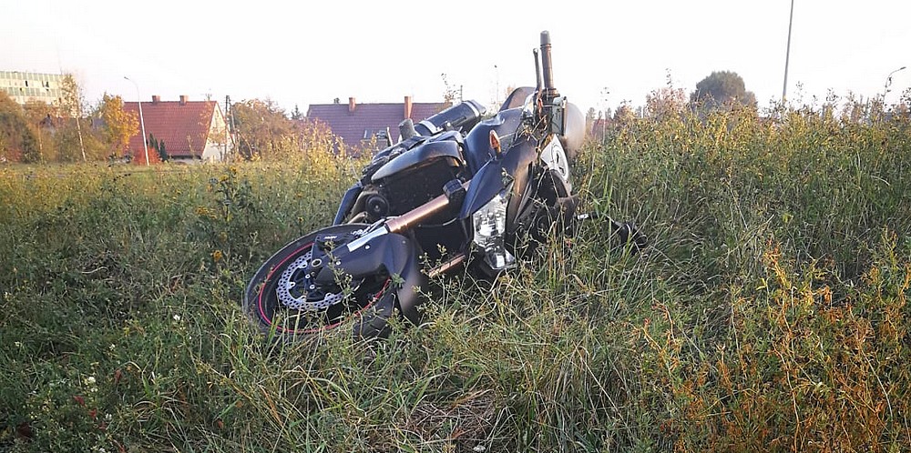 Pomogli poszkodowanemu motocykliście