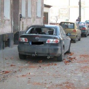 Uszkodzenia samochodów