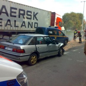 Wypadek przy ul.Podwale Przedmiejskie