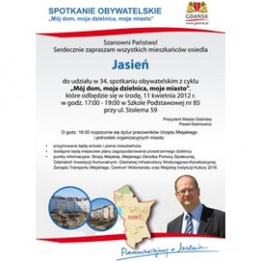 Mój dom, moja dzielnica, moje miasto - Jasień