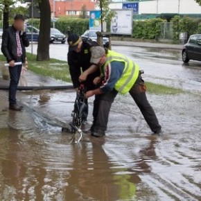 Awaria wodociągu we Wrzeszczu