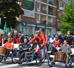 Strażnicy Miejscy na Wielkim Przejeździe Rowerowym