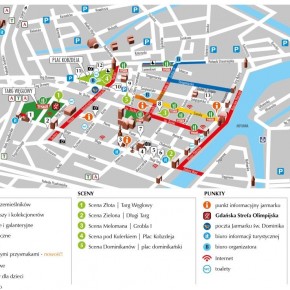 Mapa Jarmarku Świętego Dominika 2012