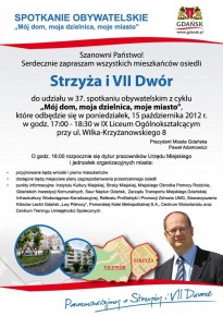 Mój dom, moja dzielnica, moje miasto - Strzyża i VII Dwór