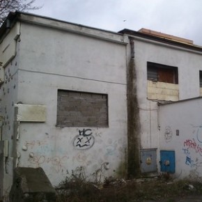 Budynek przy ul. Zimnej zabezpieczony