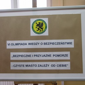 I etap VI Olimpiady Wiedzy o Bezpieczeństwie