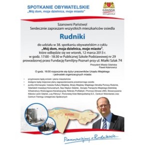 Mój dom, moja dzielnica, moje miasto – Rudniki