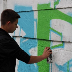 Graffiti w Nowym Porcie