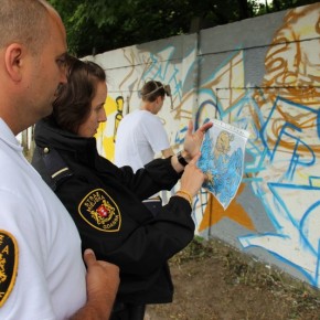 Graffiti w Nowym Porcie