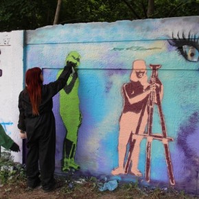 Graffiti w Nowym Porcie