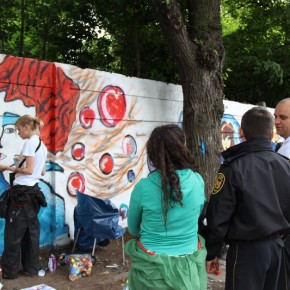 Graffiti w Nowym Porcie