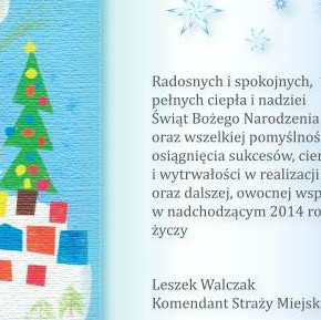 Życzenia świąteczne i noworoczne