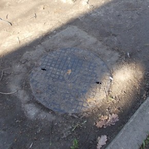 Niebezpieczna dziura już zakryta