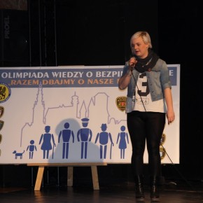 Finał VII Olimpiady Wiedzy o Bezpieczeństwie - Anna Szumilewicz