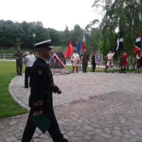 Uroczystość przy Twierdzy Wisłoujście