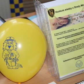 Stanowisko Straży Miejskiej - między innymi promowaliśmy nasz internetowy konkurs