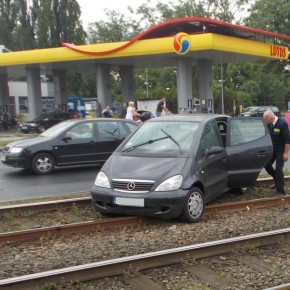 Skutecznie zablokował tramwaje