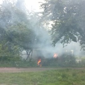 Gorąco przy kościele