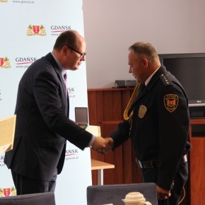 Prezydent Miasta Gdańska nagrodził wyróżniających się pracowników Straży Miejskiej