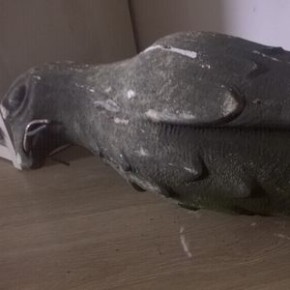 Kamienny sokół poderwał się do lotu