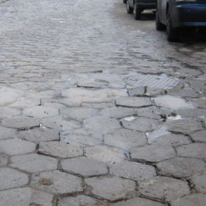 Za dużo wody przy ul. Granitowej