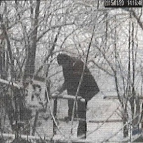 Zniszczona barierka