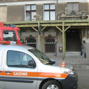Wyciek gazu na Dolnym Mieście