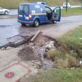 Niespokojna oruńska rzeka...