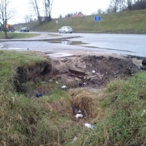 Niespokojna oruńska rzeka...