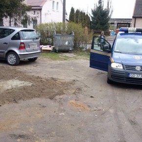 Zarządca terenu szybko uporał się z problemem - zdjęcie z 13 kwietnia 2015 r.