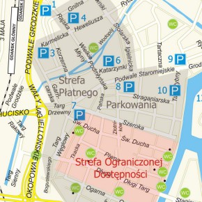 Lato 2015: Parkingi w centrum Gdańska