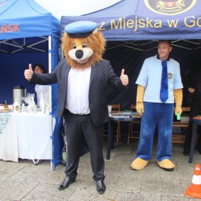 Piotr Kowalczuk na moment wcielił się w postać naszej maskotki!