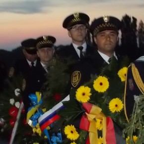 Uroczystości na Westerplatte z udziałem strażników