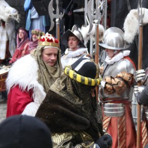 Trzej Królowie i tłumy gdańszczan