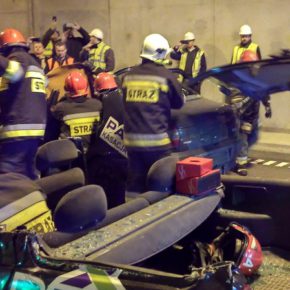 Ćwiczenia taktyczno-bojowe w tunelu pod Martwą Wisłą - Gdańsk, 21.04.2016 r.