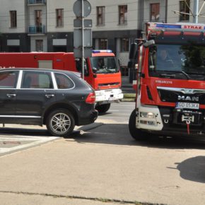 Wspólna akcja straży pożarnej i straży miejskiej „Droga pożarowa – droga życia” - Gdańsk, 24.05.2016 r.