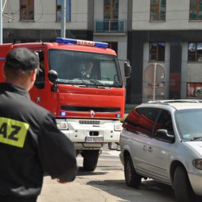 Wspólna akcja straży pożarnej i straży miejskiej „Droga pożarowa – droga życia” - Gdańsk, 24.05.2016 r.