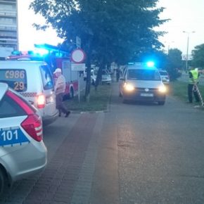 Zabezpieczyli ewakuowany wieżowiec