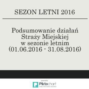 Sezon letni - podsumowanie działań