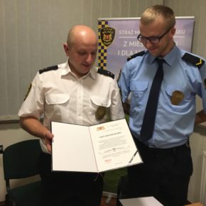 Rada Dzielnicy Matarnia pogratulowała Straży Miejskiej w Gdańsku otwarcia siedziby nowego Referatu Dzielnicowego w Osowej